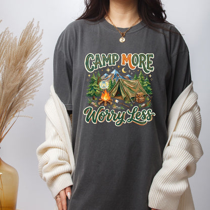 Camp More Worry Less DTF Transfer