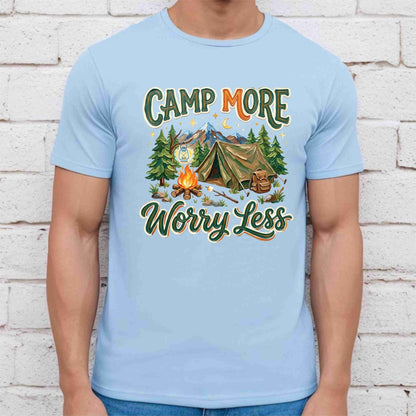 Camp More Worry Less DTF Transfer