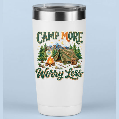 Camp More Worry Less DTF Transfer