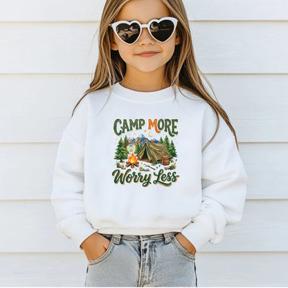 Camp More Worry Less DTF Transfer