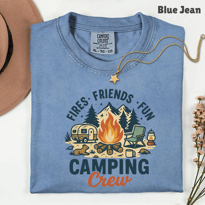 Camping Crew Comfort Colors T Shirt