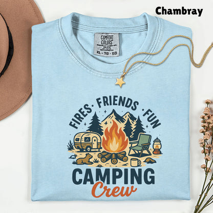 Camping Crew Comfort Colors T Shirt