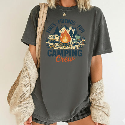 Camping Crew Comfort Colors T Shirt