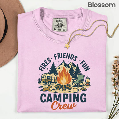 Camping Crew Comfort Colors T Shirt