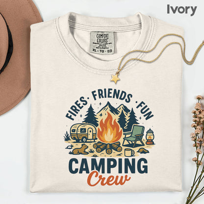 Camping Crew Comfort Colors T Shirt