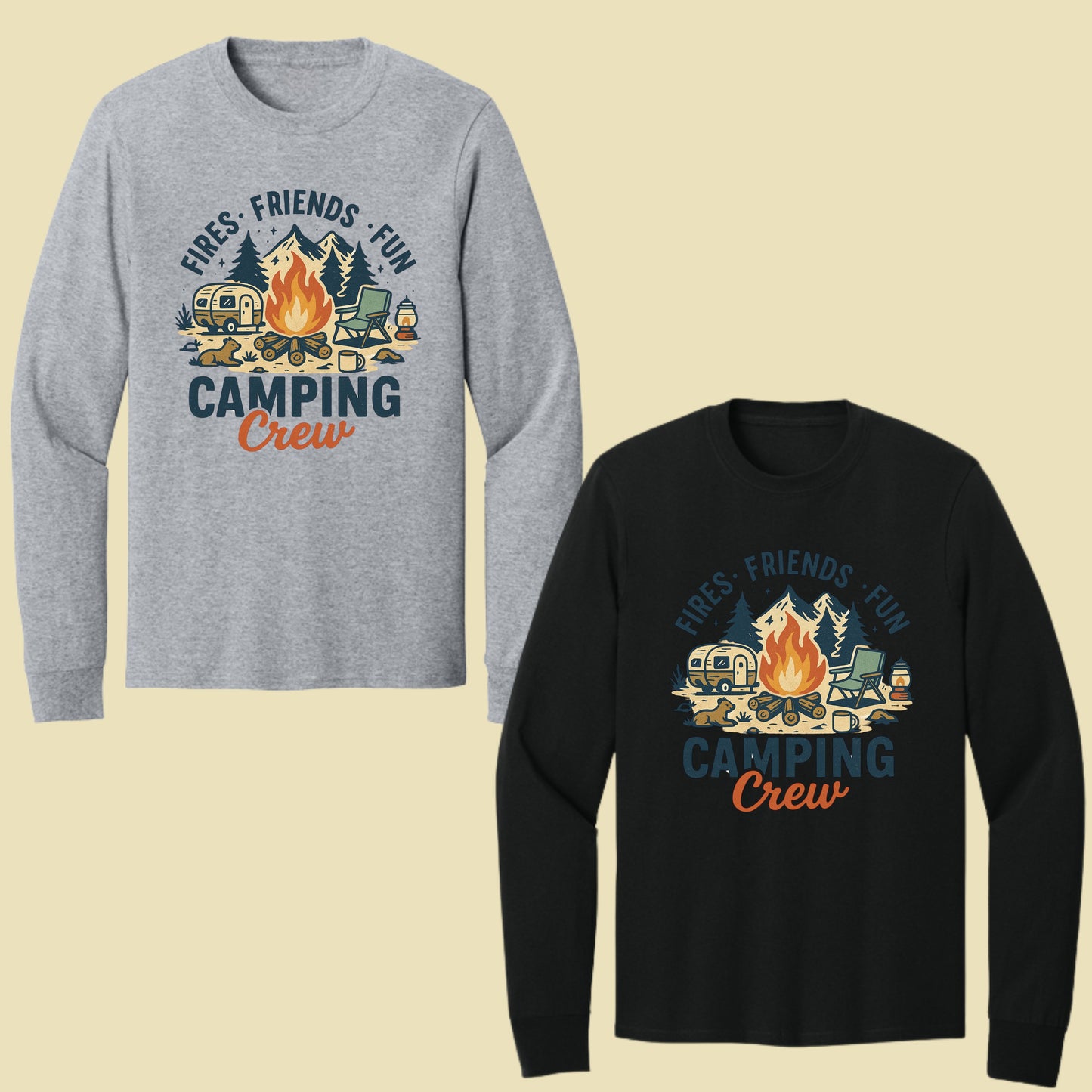 Camping Crew Comfort Colors T Shirt
