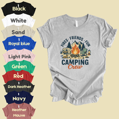 Camping Crew Comfort Colors T Shirt