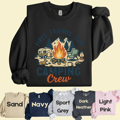 Camping Crew Comfort Colors T Shirt