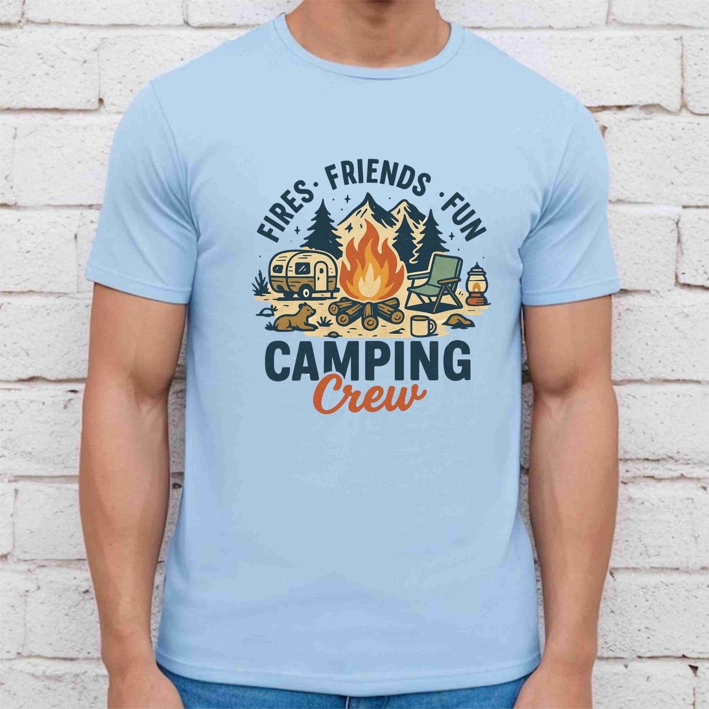 Camping Crew DTF Transfer