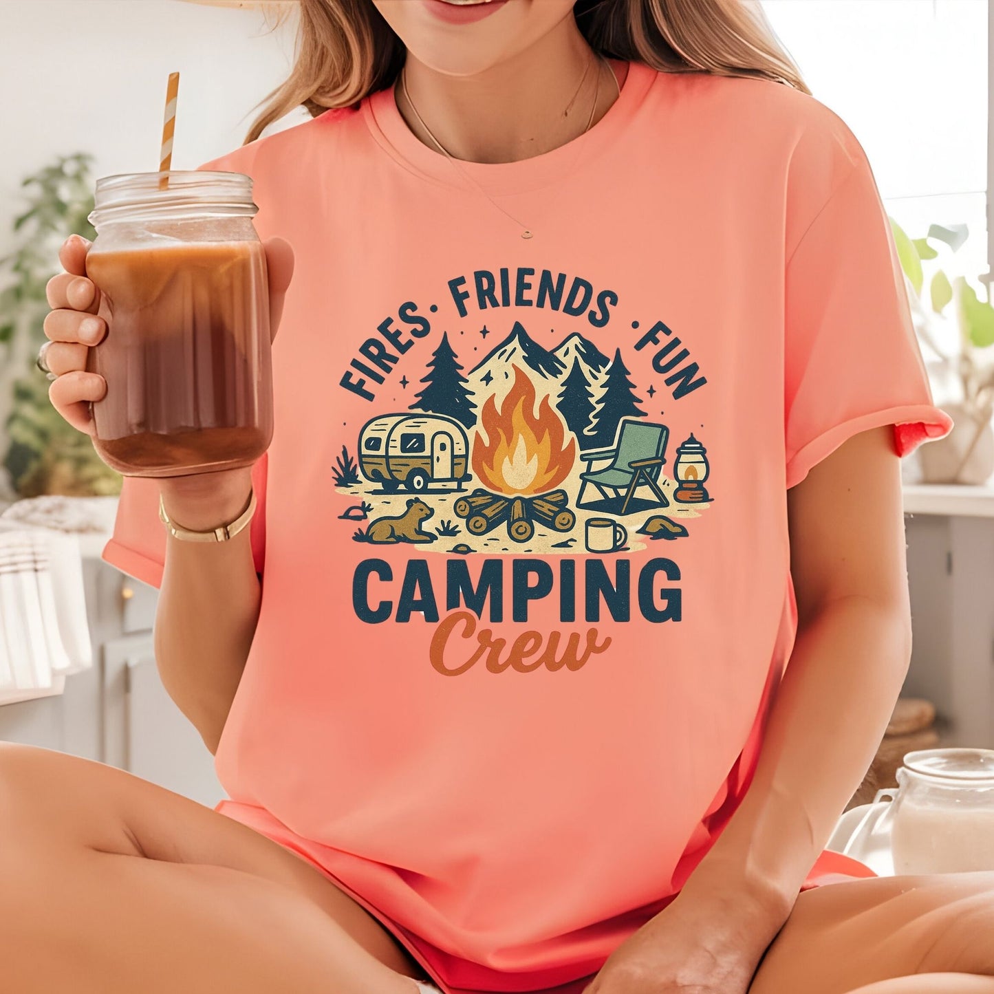 Camping Crew DTF Transfer