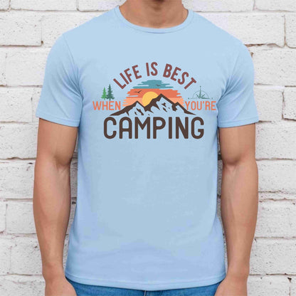 Camping DTF Transfer Ready to Press