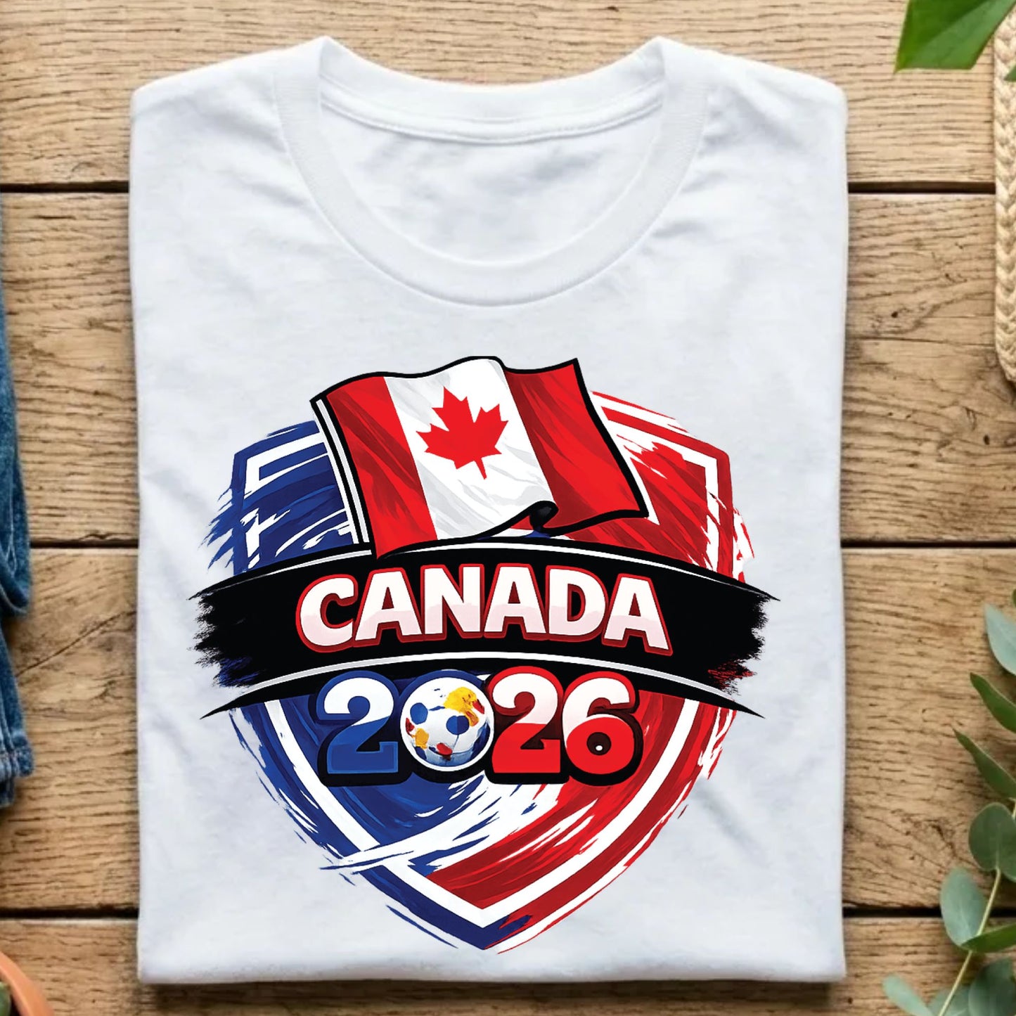 Canada World Cup T Shirt Soccer Supporter Tees