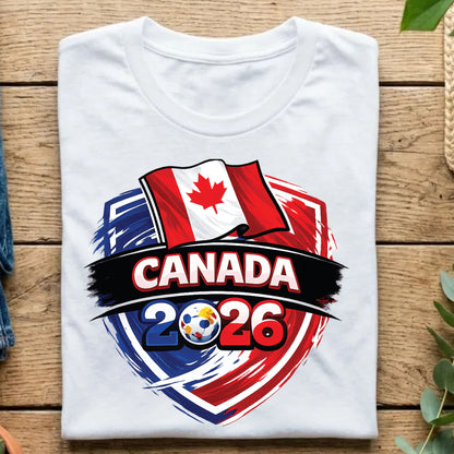 Canada World Cup T Shirt Soccer Supporter Tees