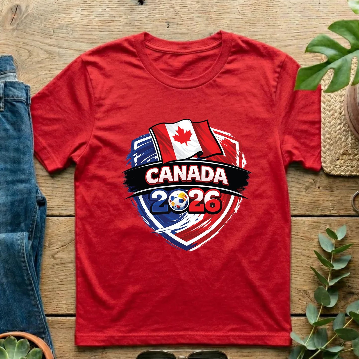 Canada World Cup T Shirt Soccer Supporter Tees