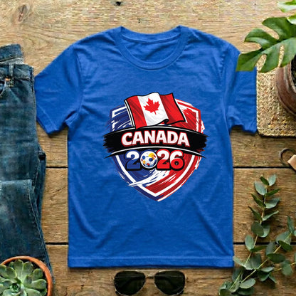 Canada World Cup T Shirt Soccer Supporter Tees