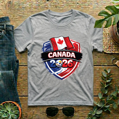 Canada World Cup T Shirt Soccer Supporter Tees
