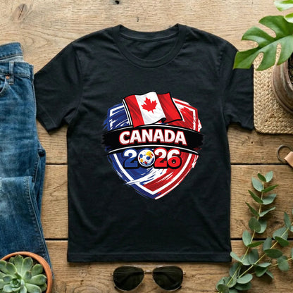 Canada World Cup T Shirt Soccer Supporter Tees