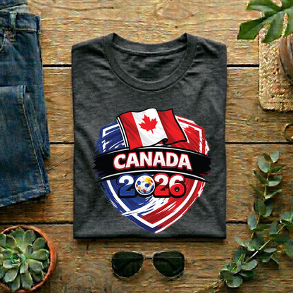Canada World Cup T Shirt Soccer Supporter Tees