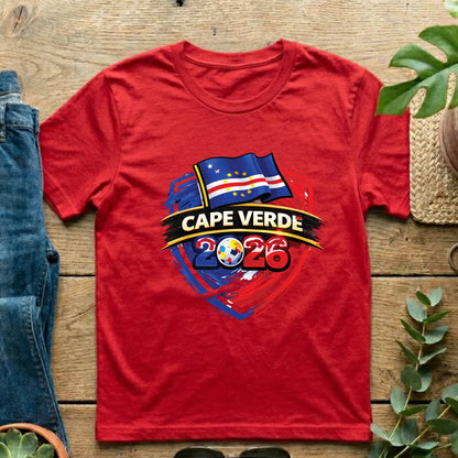 Cape Verde World Cup T Shirt Soccer Supporter Tees