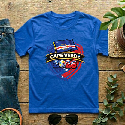 Cape Verde World Cup T Shirt Soccer Supporter Tees
