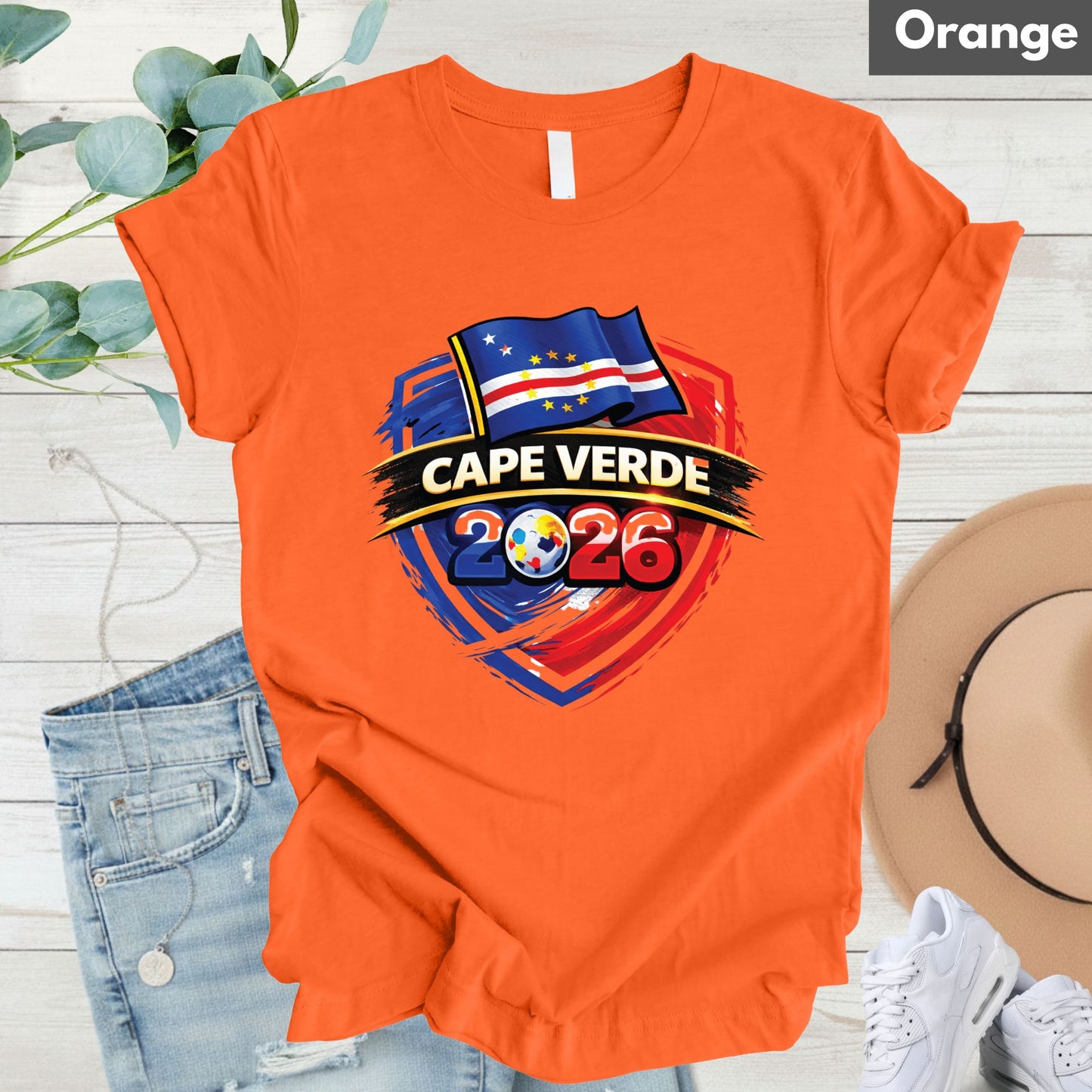Cape Verde World Cup T Shirt Soccer Supporter Tees