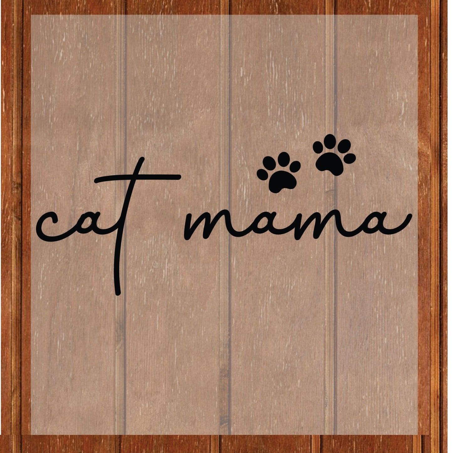 Cat Mama DTF Transfer ready to Press Mother's Day Animal Heat Transfer for Shirts Pet Lover UV Sticker Prints