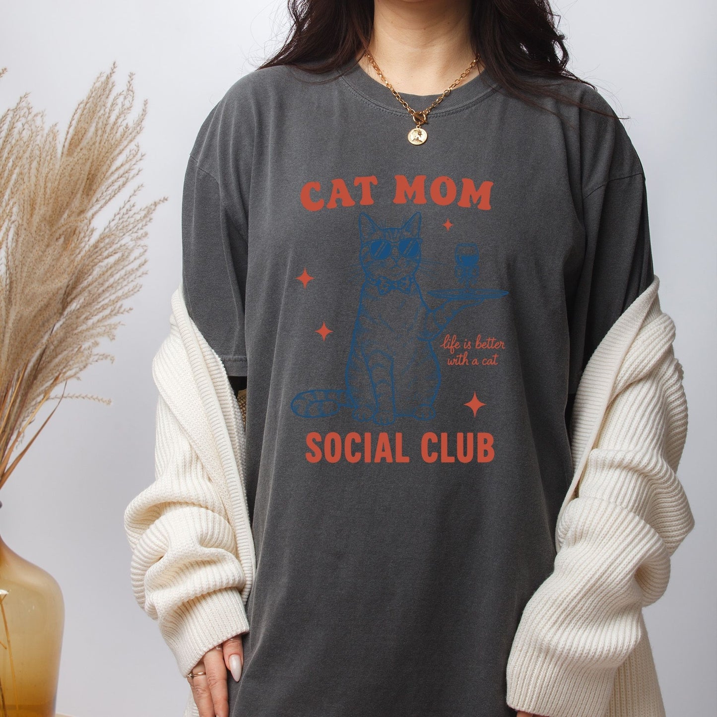 Cat Mama DTF Transfer ready to Press