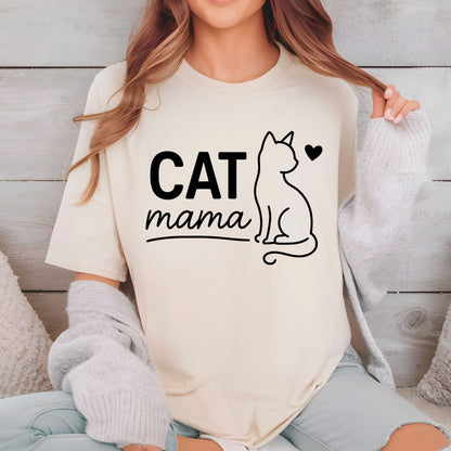 Cat Mom DTF Transfer ready to Press Mother’s Day Heat Transfer for Shirts Cat Lover Mama UV Sticker Print Mama Iron On Transfer