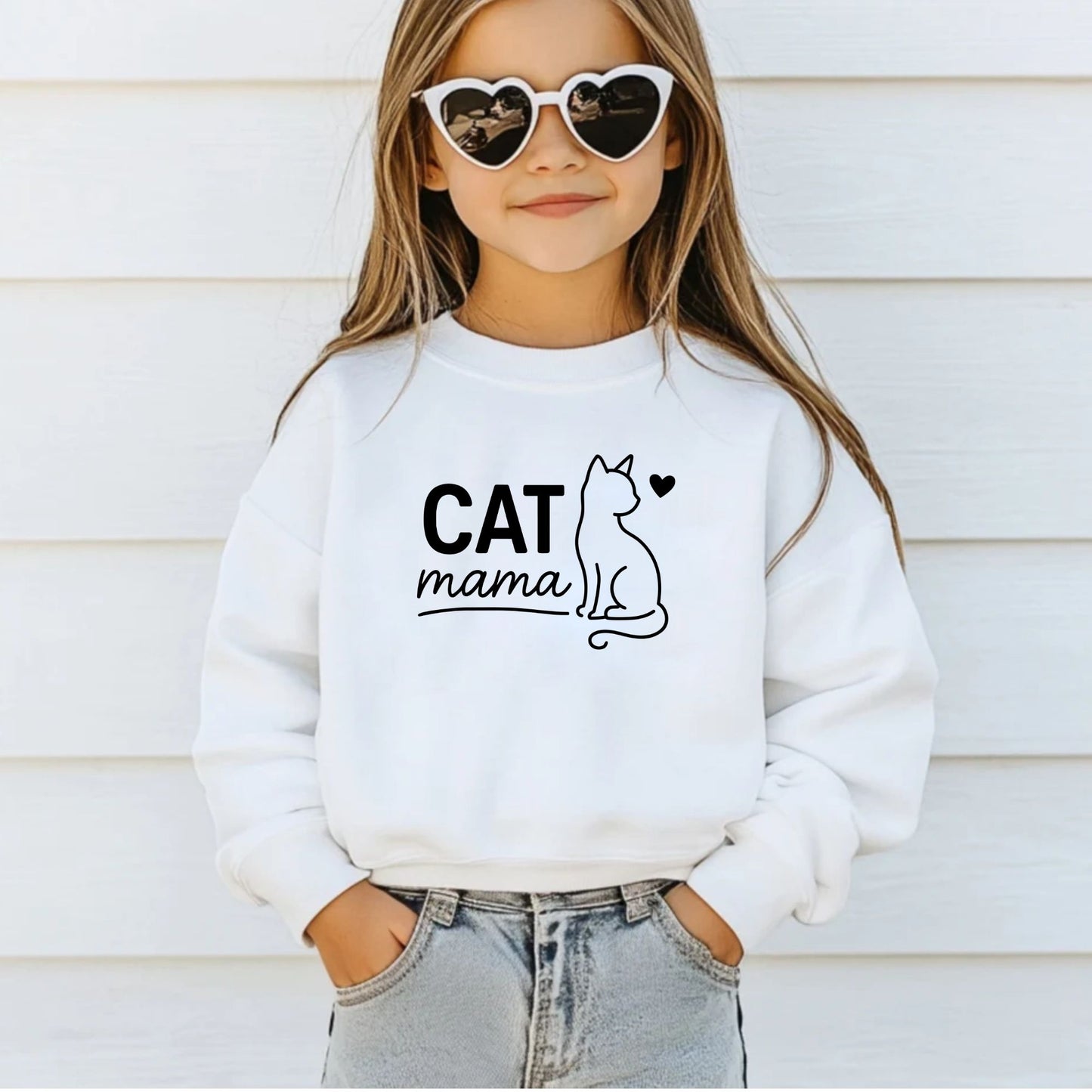 Cat Mom DTF Transfer ready to Press