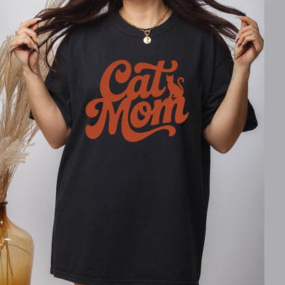 Cat Mom DTF Transfer ready to Press Mother's Day Trendy Animal Heat Transfer for Shirts Pet Lover UV Sticker Prints Iron on Transfer