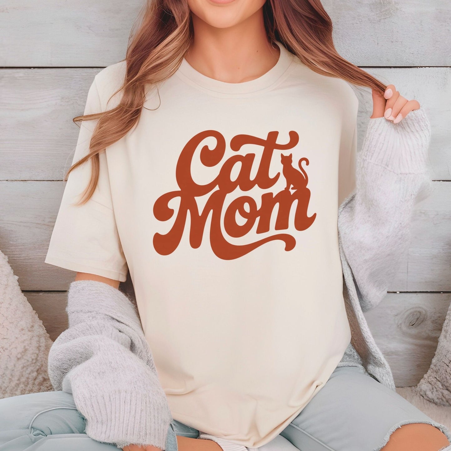 Cat Mom DTF Transfer