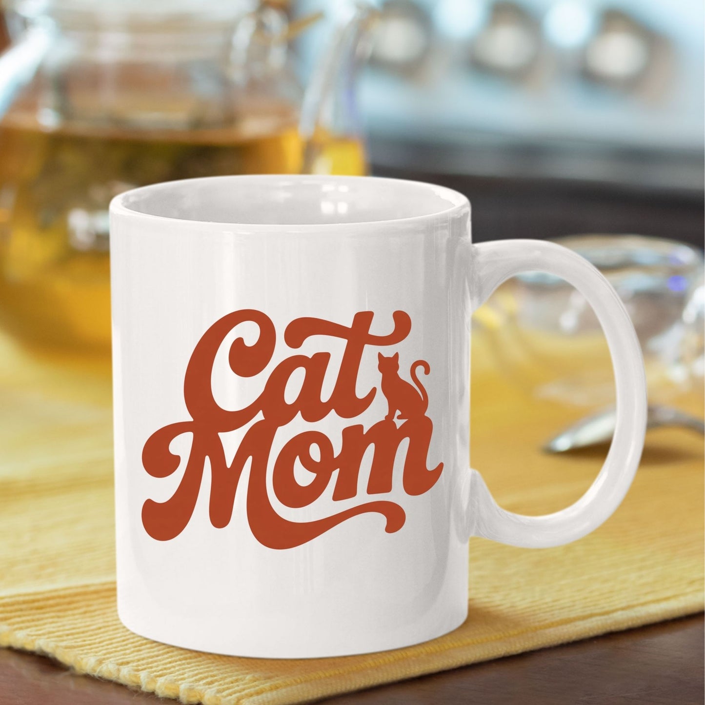 Cat Mom DTF Transfer