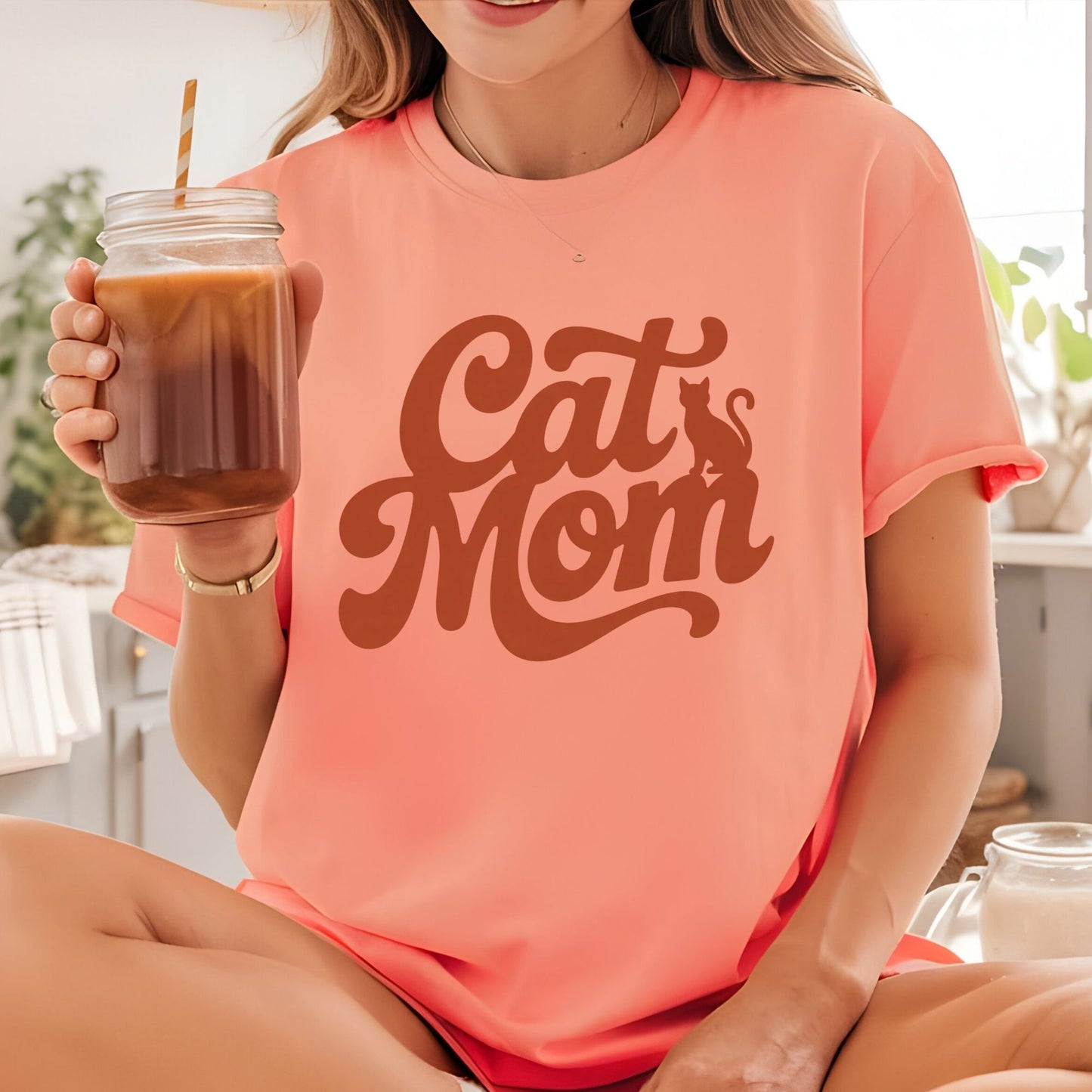 Cat Mom DTF Transfer