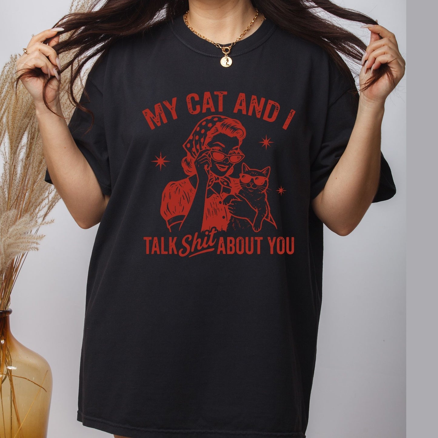 Cat Mom DTF Transfer ready to Press