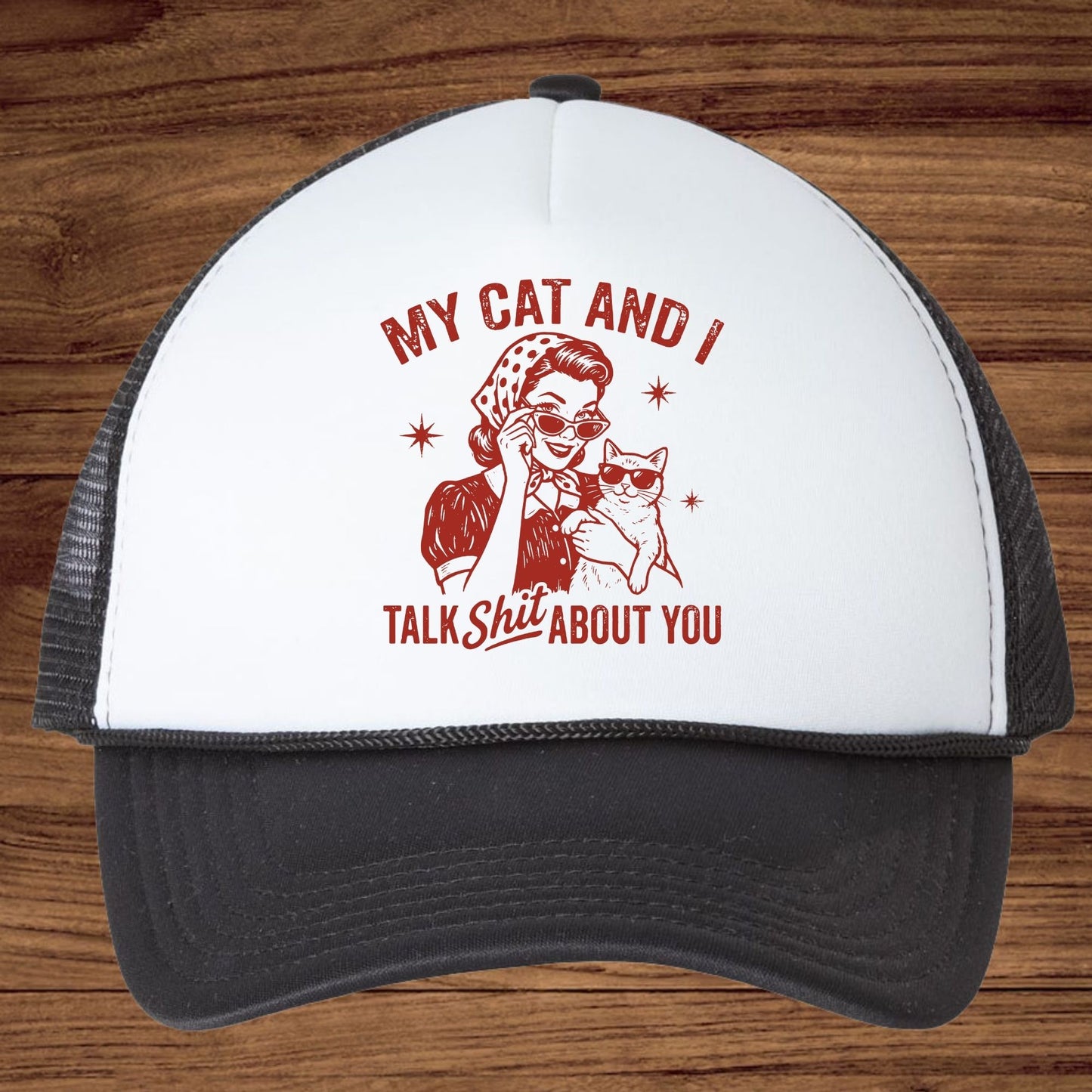 Cat Mom DTF Transfer ready to Press