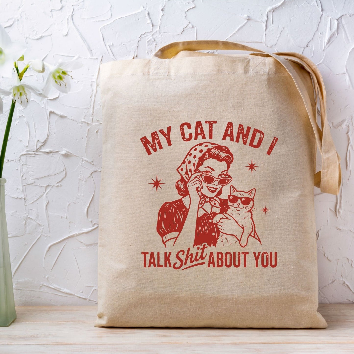 Cat Mom DTF Transfer ready to Press