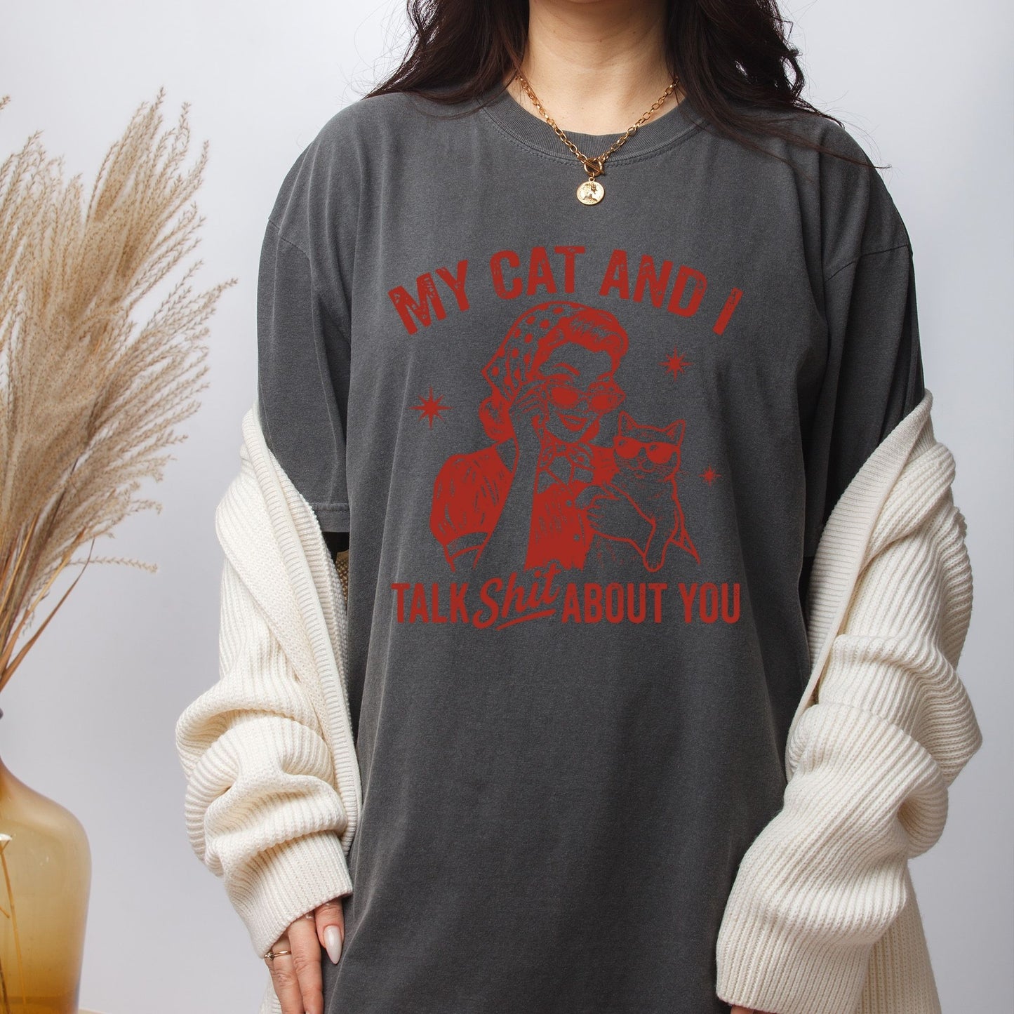 Cat Mom DTF Transfer ready to Press