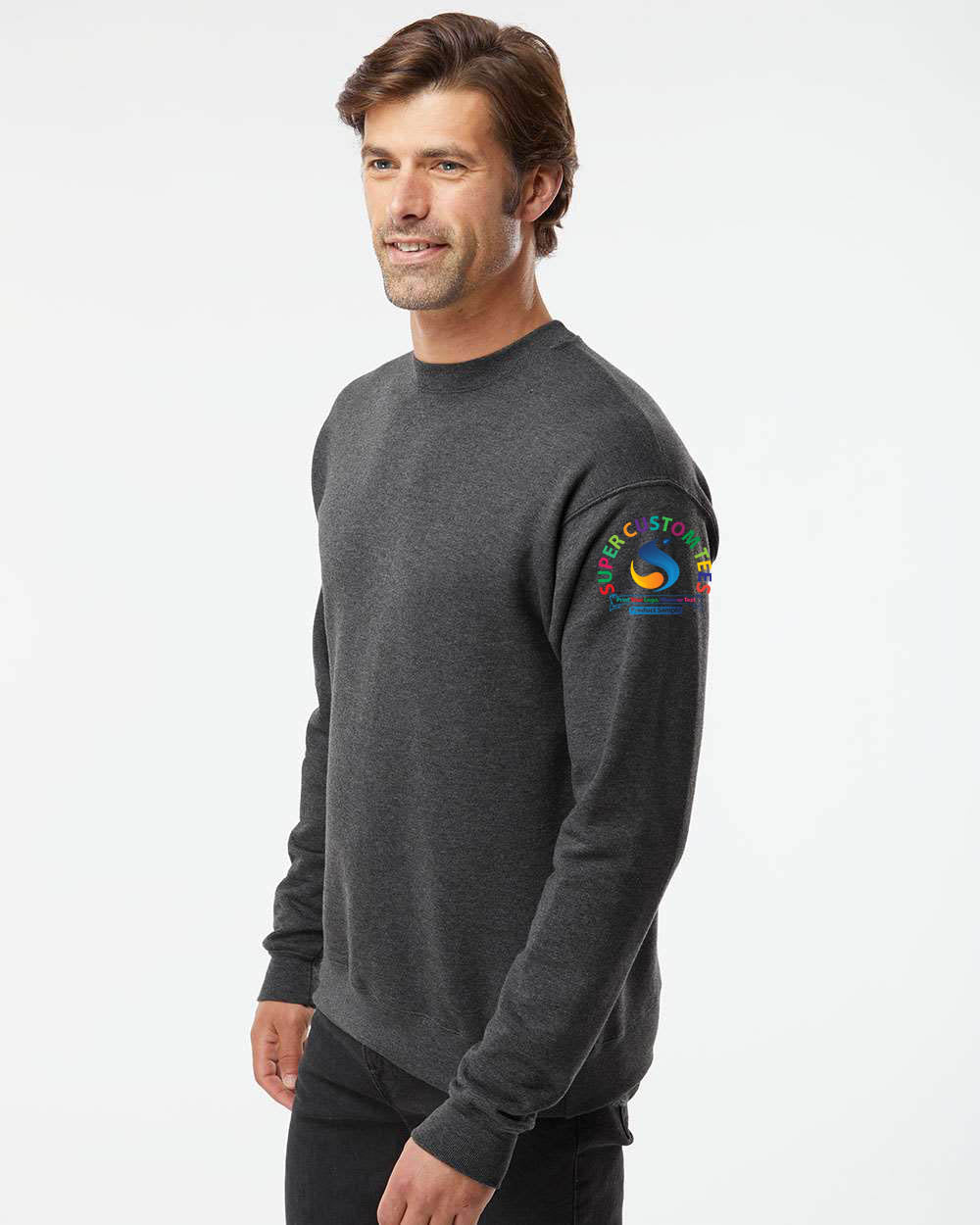 Hanes RS160 -Unisex Perfect Sweats Crewneck Sweatshirt