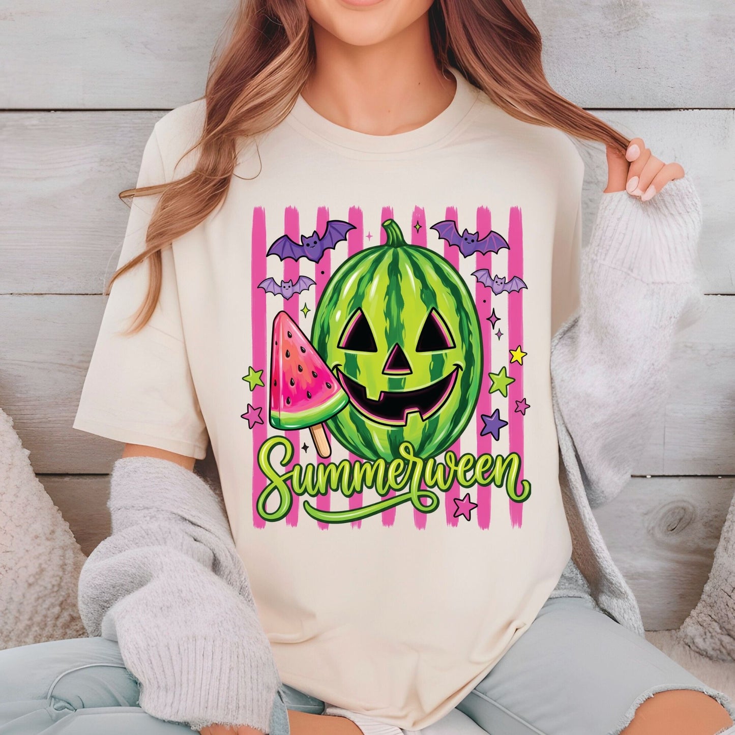 Chase The Sun Retro Sunset DTF Transfer Ready to Press Summer Vacation UV DTF Sticker Wave & Palms Heat Transfer for Shirts