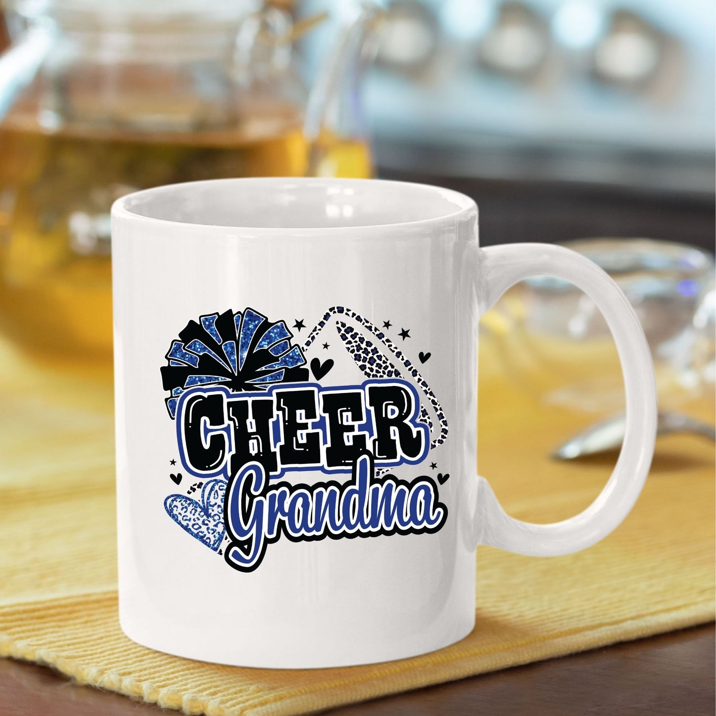 Cheer Grandma DTF Transfer ready to Press
