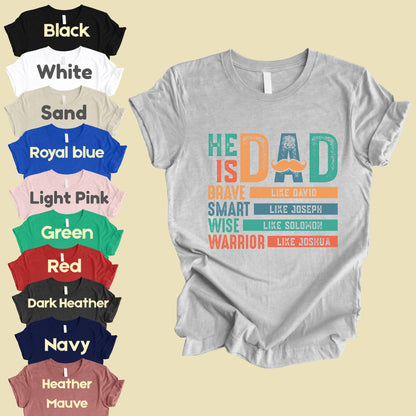 Christian Dad Comfort Colors T Shirt