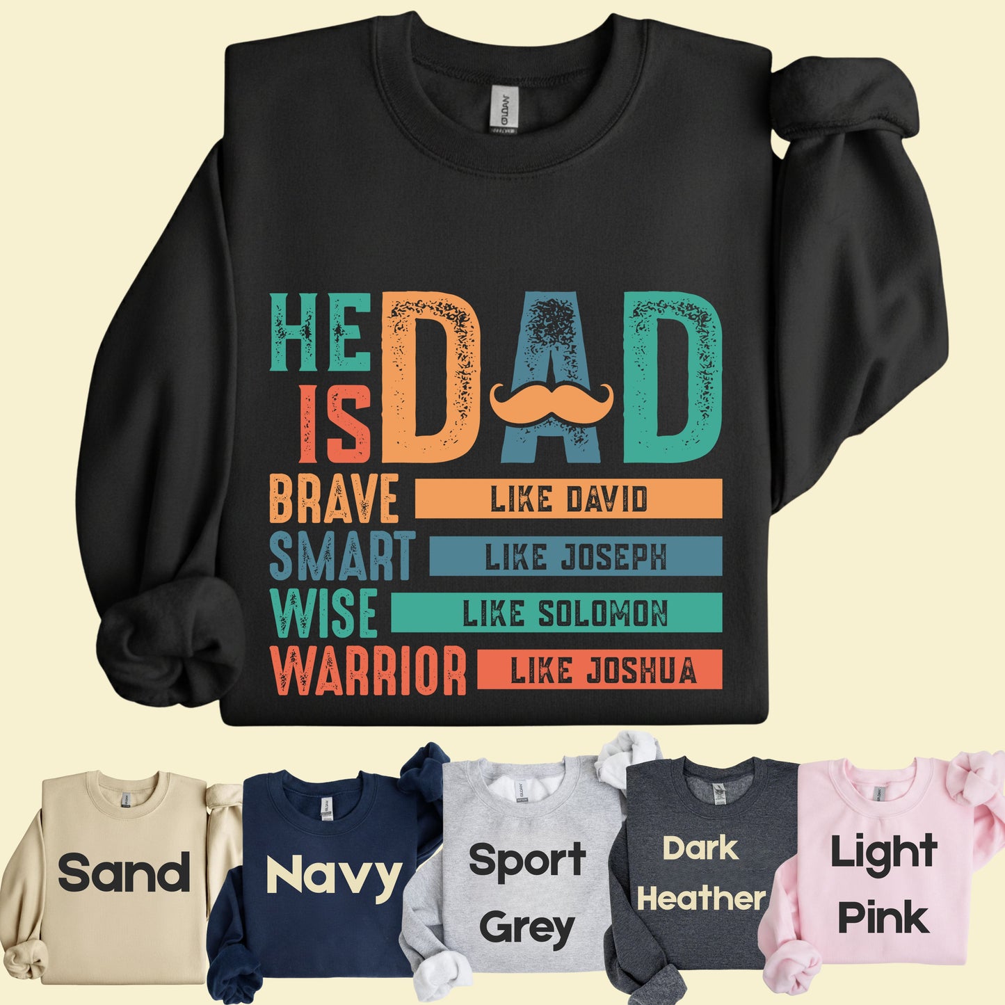Christian Dad Comfort Colors T Shirt