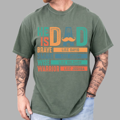 Christian Dad Comfort Colors T Shirt
