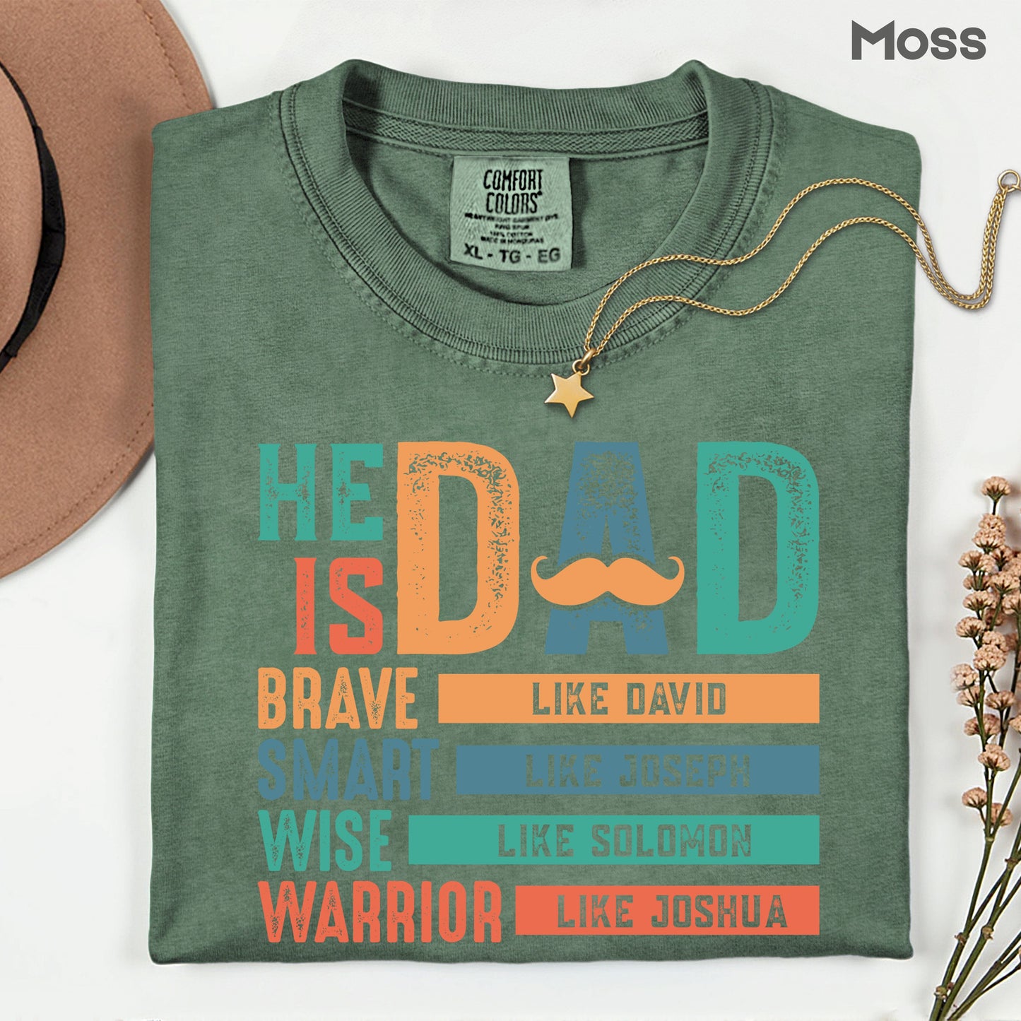 Christian Dad Comfort Colors T Shirt