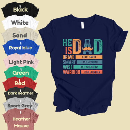 Christian Dad Comfort Colors T Shirt