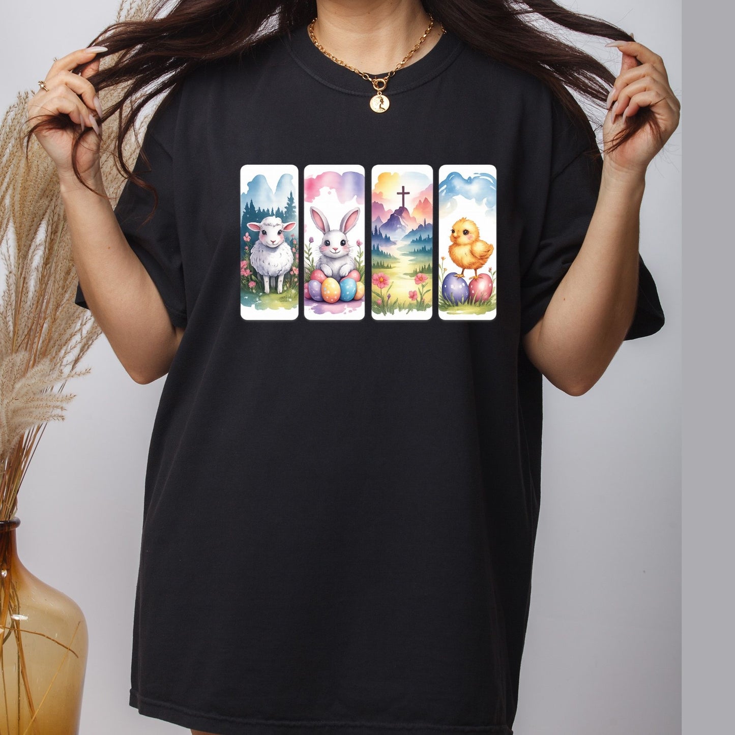 Christian Easter Animal Bookmark DTF Transfer