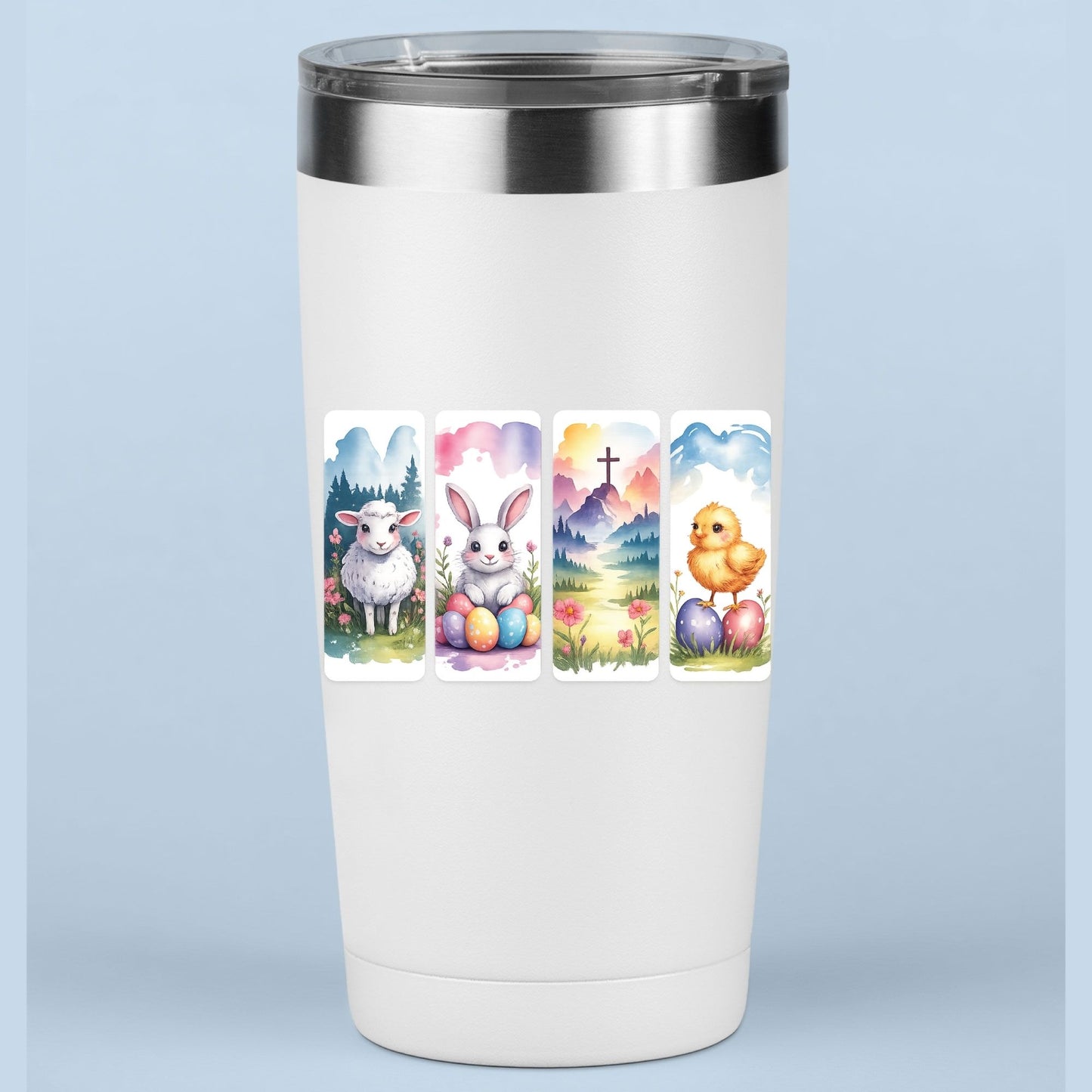Christian Easter Animal Bookmark DTF Transfer