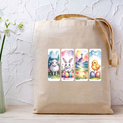 Christian Easter Animal Bookmark DTF Transfer
