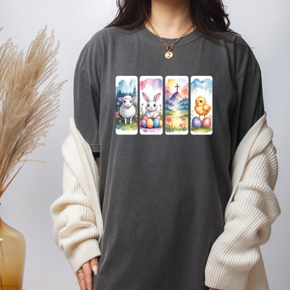 Christian Easter Animal Bookmark DTF Transfer