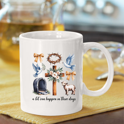 Christian Easter He is Risen Cross DTF Transfer